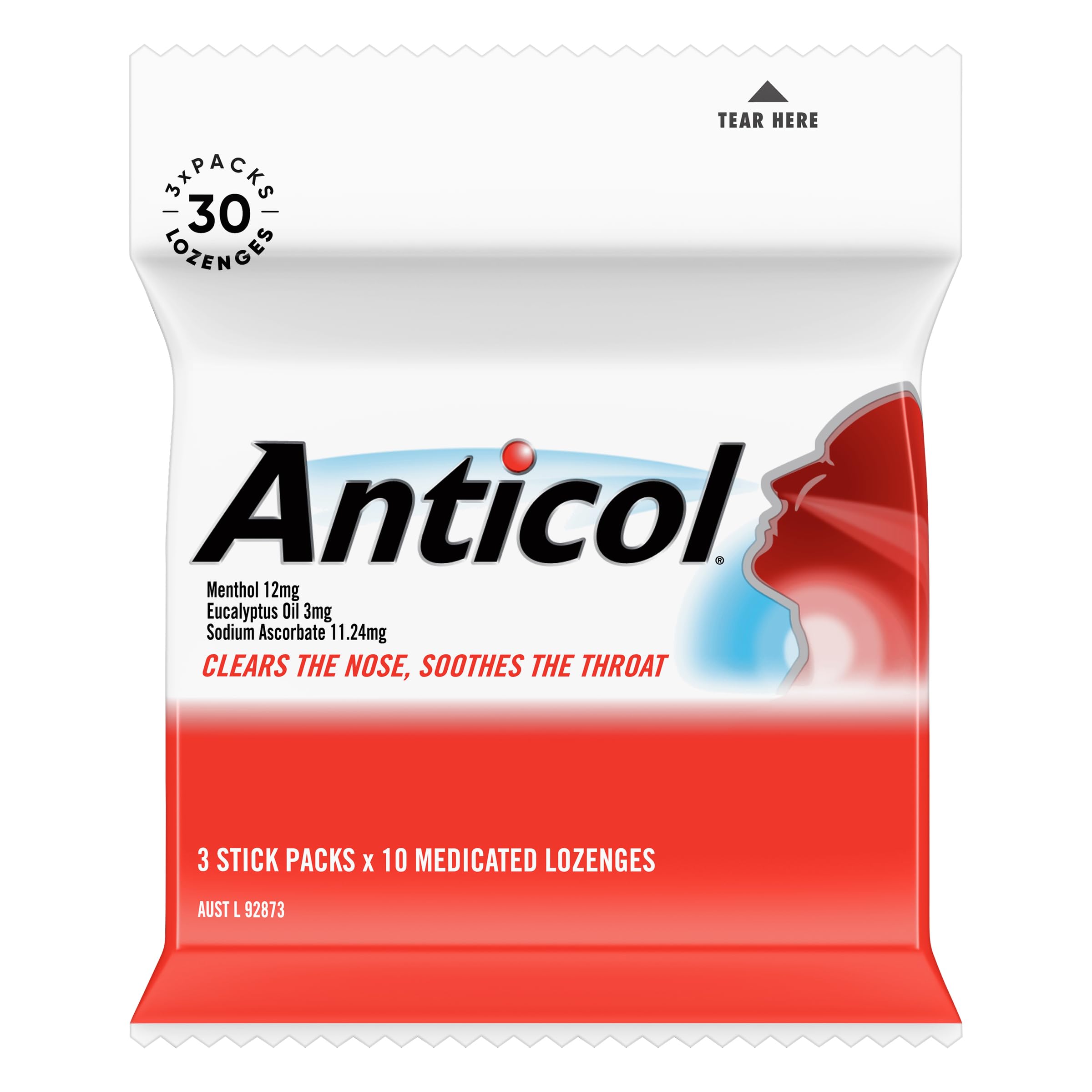 Anticol Stick 10 Lozenges {36}  CODE -  0581 – Image 1