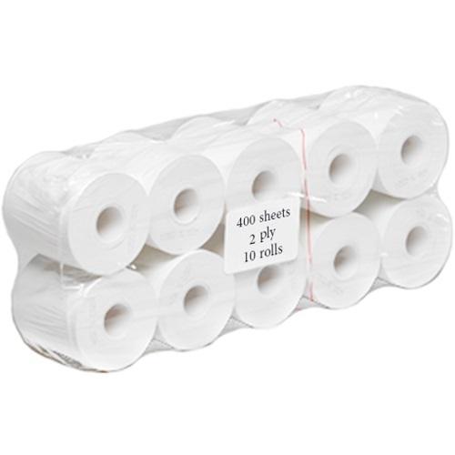 Toilet Roll 2 Ply {400 sheets} (4pkt) CODE -  1244 – Image 1
