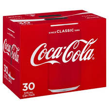 Coke {30pk} Cans 375ml CODE -  7010 – Image 1