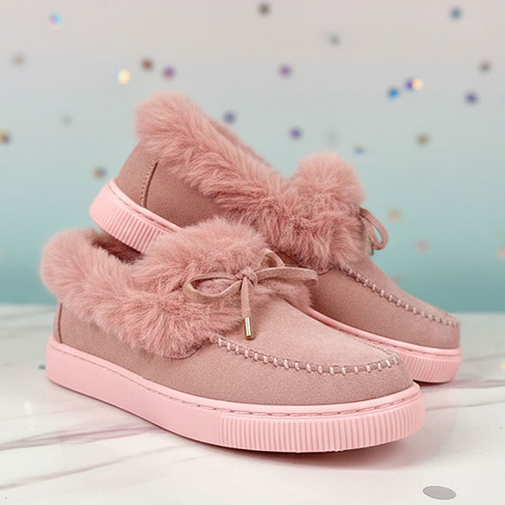 Blush Luxe Fur Boots – Image 1