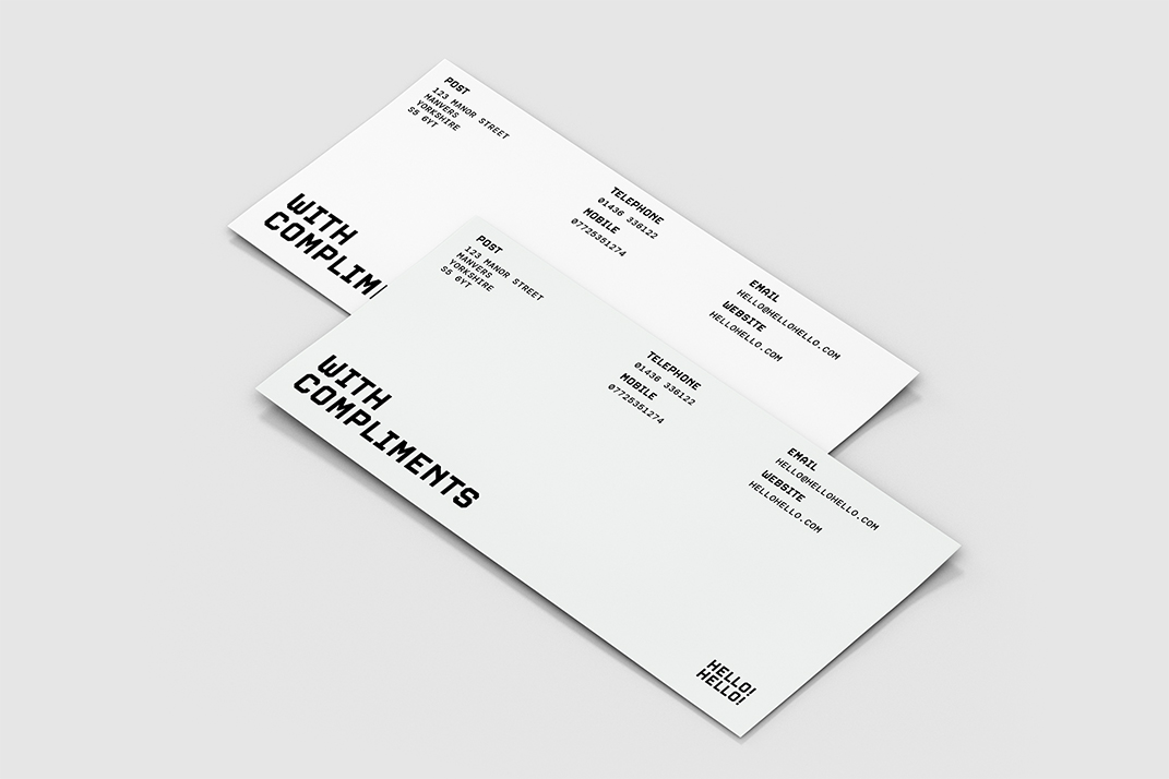 Compliment Slips – Image 1