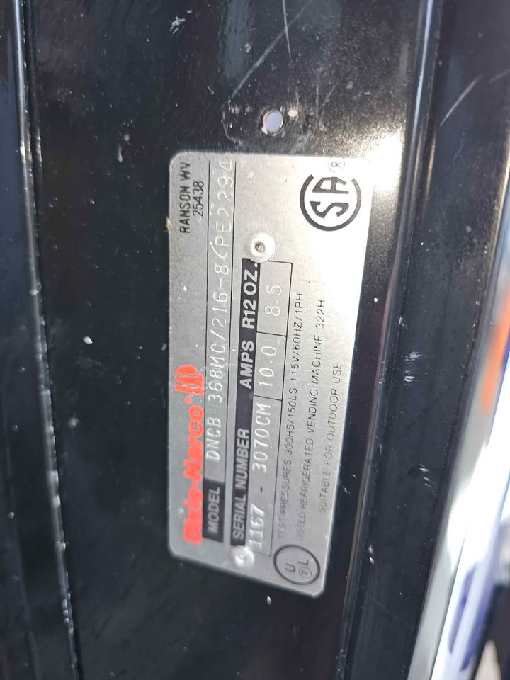 Dixie-Narco DNCB 368MC/216-8 Pepsi Vending Machine – Used – Image 4
