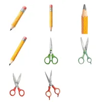 Back to School Supplies Clipart PNG - Extended License – Image 6