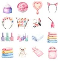 Spa Party Clipart PNG - Personal Use License – Image 3
