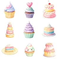 Whimsical Birthday Celebration Clipart PNG - Extended License – Image 4