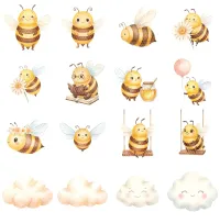 Bee Garden Friends Clipart PNG - Extended License – Image 2