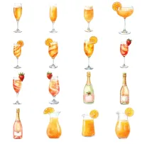 Brunch Cocktail Clipart PNG - Extended License – Image 2