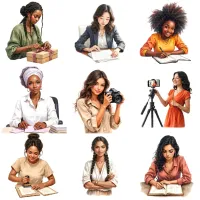 Professional Women Clipart PNG - Extended License – Image 6