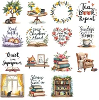 Cozy Book Nook Clipart PNG - Personal Use License – Image 3