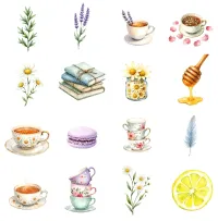 Herbal Tea Clipart PNG - Extended License – Image 2