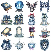 Haunted Garden Clipart PNG - Extended License – Image 2