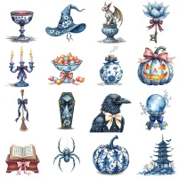 Haunted Garden Clipart PNG - Extended License – Image 3