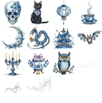 Haunted Garden Clipart PNG - Extended License – Image 4