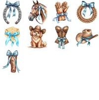 Western Cowgirl Clipart PNG - Personal Use License – Image 5