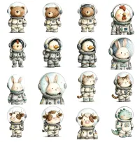 Space Animal Clipart PNG - Extended License – Image 2