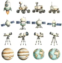 Space Animal Clipart PNG - Extended License – Image 3