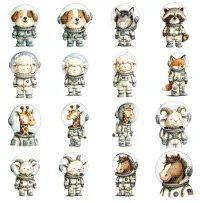 Space Animal Clipart PNG - Personal Use License – Image 3