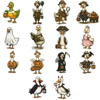 Halloween Treat Duck Clipart PNG - Extended License – Image 2
