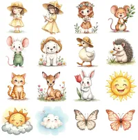Spring Cottagecore Clipart PNG - Personal Use License – Image 3
