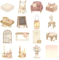 Cozy Home Clipart PNG - Extended License – Image 2
