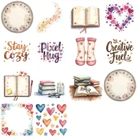 Cozy Animal Clipart PNG - Extended License – Image 3