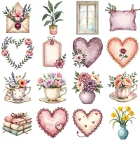 Cozy Comfort Decor Clipart PNG - Extended License – Image 2