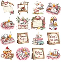 Baking Tea Time Clipart PNG - Extended License – Image 2