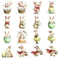 Easter Animals Clipart PNG - Personal Use License – Image 4