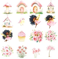 Fantasy Garden Clipart PNG - Extended License – Image 2