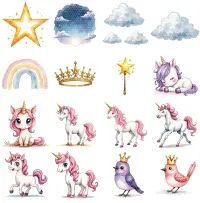 Fairy Tale Princess Clipart PNG - Extended License – Image 3