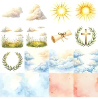 Christian Easter Clipart PNG - Extended License – Image 7