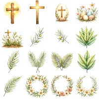 Christian Easter Clipart PNG - Extended License – Image 3