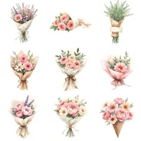 Floral Gift Clipart PNG - Extended License – Image 2