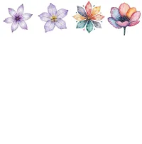 Pastel Floral Clipart PNG - Personal Use License – Image 3