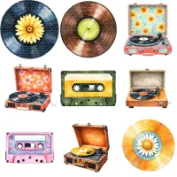Retro Garden Clipart PNG - Extended License – Image 6
