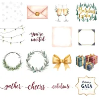 Holiday Party Clipart PNG - Extended License – Image 2
