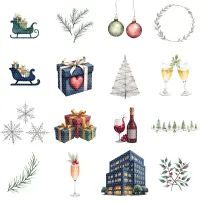 Holiday Party Clipart PNG - Extended License – Image 3