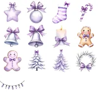 Soft Winter Animal Clipart PNG - Extended License – Image 3