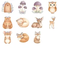 Whimsical Lavender Fairy Forest Clipart PNG - Personal Use License – Image 4