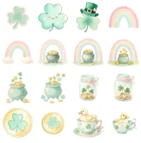 Cute Saint Patricks Day Kids Clipart PNG - Extended License – Image 6