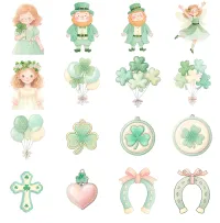 Cute Saint Patricks Day Kids Clipart PNG - Extended License – Image 4