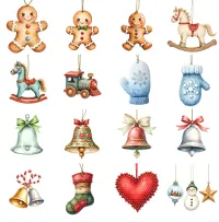 Cute Christmas Ornament Clipart PNG - Extended License – Image 3