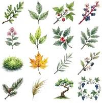 Canadian Wildflower Clipart PNG - Extended License – Image 3
