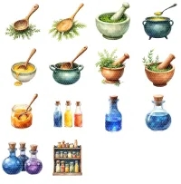 Kitchen Pantry Food Clipart PNG - Extended License – Image 3
