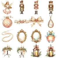 Christmas Ballet Nutcracker Clipart PNG - Extended License – Image 4