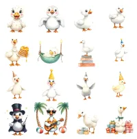Goose Party Animal Clipart PNG - Extended License – Image 3
