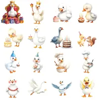 Goose Party Animal Clipart PNG - Extended License – Image 2