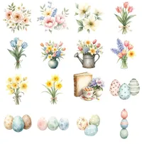 Pastel Easter Bunny Clipart PNG - Extended License – Image 3