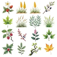PEI Floral Garden Clipart PNG - Extended License – Image 3