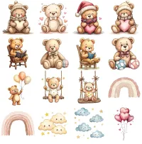 Playful Teddy Bear Clipart PNG - Extended License – Image 3